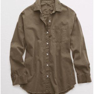 NWT Olive Green Button Down